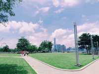 金鐘添馬公園看維港景色
