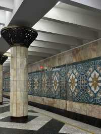 🇺🇿【Tashkent Metro】地下に広がる美術館