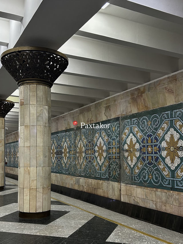 🇺🇿【Tashkent Metro】地下に広がる美術館