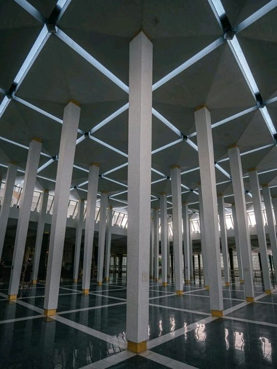 Everything felt calm and peaceful, The architecture reflects the timeless beauty of Islamic mosques, with a unique modern twist.