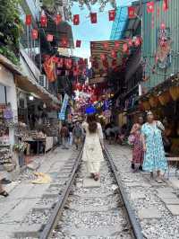 【ハノイ/観光スポット】有名なトレインストリート🛤️