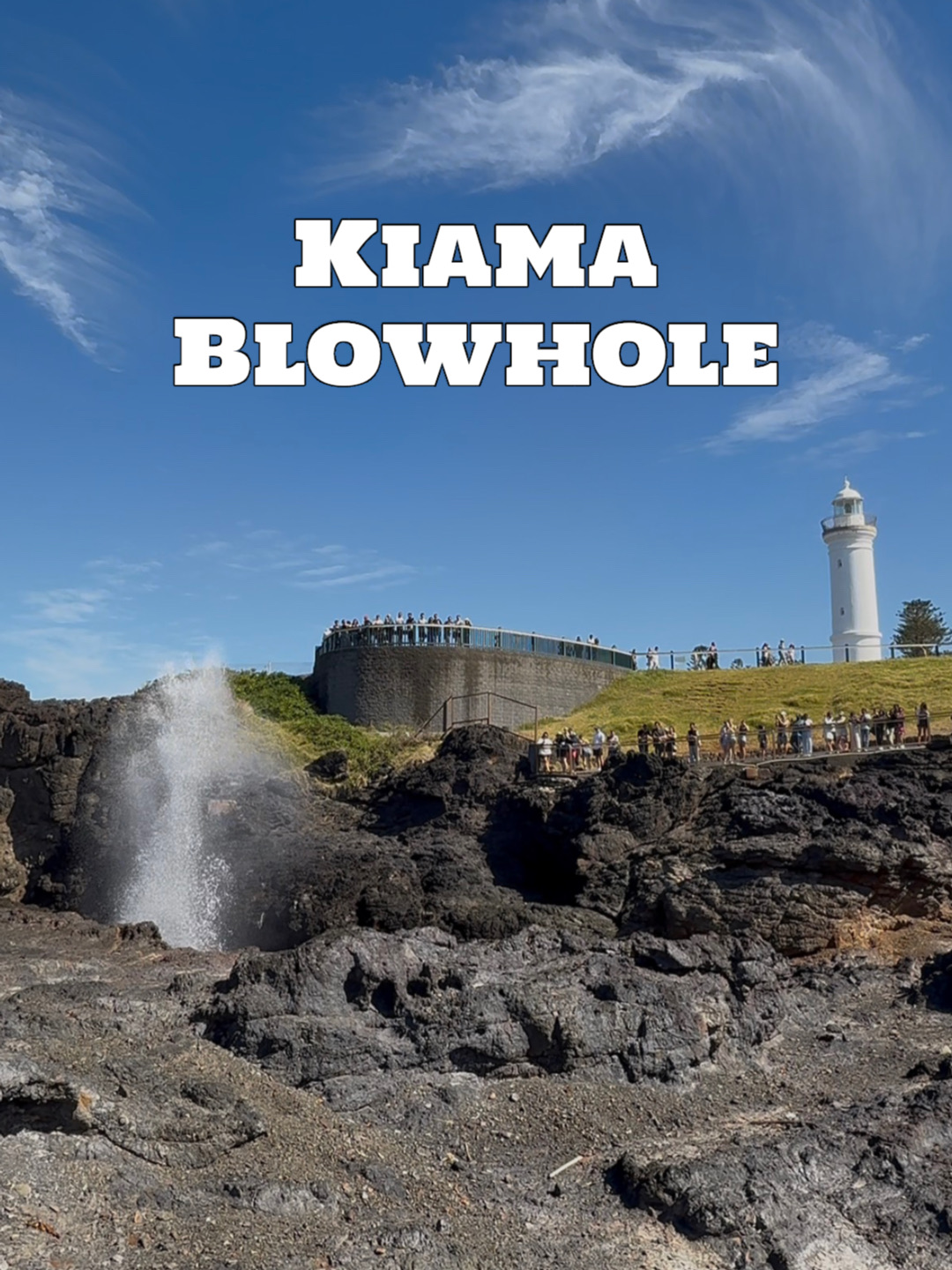 💦 Kiama Blowhole ตื่นตาตื่นใจกับ "น้ำพุริมทะเล"