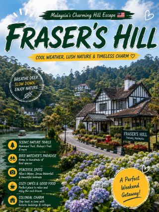 🌿 Fraser's Hill, Malaysia 🇲🇾 A Cool Mountain Escape Just 2 Hours from Kuala Lumpur✨