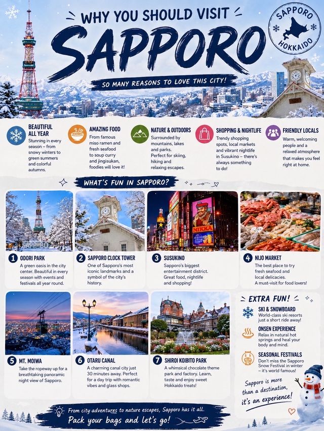 ๐ฏ๐ตfall in love with Sapporo. โ๏ธ
