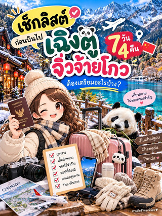🇨🇳✈️ รวมทริคเที่ยวเฉิงตู–จิ่วจ้ายโกว เดือนธันวาคม เที่ยวจีนครั้งแรกก็เตรียมตัวได้!

ใครกำลังวางแผนไปเฉิงตูและจิ่วจ้ายโกว เซฟโพสต์นี้ไว้เลยค่ะ เพราะทริปนี้มีทั้งการเดินทางด้วยรถไฟความเร็วสูง การเที่ยวอุทยานบนพื้นที่สูง และการเดินเล่นในเมือง การเตรียมตัวล่วงหน้าจะช่วยให้เที่ยวได้สะดวกขึ้นเยอะ

📌 8 ทริคที่ควรรู้ก่อนเดินทาง

1. จองตั๋วเครื่องบิน โรงแรม และรถไฟล่วงหน้า โดยเฉพาะช่วงวันเดินทางที่ต้องต่อรถ
2. วางแผนเส้นทางจากเฉิงตูไปจิ่วจ้ายโกวให้ดี เพราะสถานีรถไฟไม่ได้อยู่ติดกับทางเข้าอุทยาน
3. เตรียมแอปที่จำเป็น เช่น Amap สำหรับนำทาง และแอปแปลภาษา
4. ตั้งค่าการชำระเงินผ่าน Alipay หรือ WeChat Pay ให้พร้อมก่อนออกจากไทย และพกเงินสดสำรองไว้ด้วย
5. เตรียมอินเทอร์เน็ตให้พร้อม ทั้ง eSIM หรือโรมมิ่ง และตรวจสอบว่าแอปที่จำเป็นใช้งานได้
6. ในเฉิงตูใช้รถไฟฟ้าเป็นหลักได้ ส่วนบางเส้นทางอาจสะดวกกว่าหากเรียกรถผ่านแอป
7. เที่ยวจิ่วจ้ายโกวควรสวมรองเท้าที่เดินสบาย พื้นยึดเกาะดี และตรวจสอบสภาพอากาศก่อนออกเดินทาง
8. อย่าลืมพักผ่อน ดื่มน้ำให้เพียงพอ และเผื่อเวลาเดินทางไปสนามบินเสมอ

❄️ ข้อควรจำสำหรับทริปเดือนธันวาคม

อากาศในเฉิงตูและจิ่วจ้ายโกวแตกต่างกันได้มาก โดยเฉพาะบริเวณภูเขาที่อาจหนาวจัด ควรแต่งตัวหลายชั้นเพื่อปรับตามอุณหภูมิ และตรวจสอบประกาศอุทยานก่อนเดินทางจริง

เที่ยวให้สนุกไม่จำเป็นต้องอัดสถานที่ให้แน่นทุกวัน แค่วางแผนให้เหมาะกับเวลาและการเดินทาง ก็มีโอกาสได้ทั้งภาพสวย ๆ และความทรงจำดี ๆ กลับบ้านแล้วค่ะ

ใครมีแพลนไปจีนช่วงหน้าหนาว ลองบันทึกโพสต์นี้ไว้เป็นเช็กลิสต์ก่อนเดินทางนะคะ

#เฉิงตู  #จิ่วจ้ายโกว  #เที่ยวจีน  #ทริคเที่ยวจีน  #เตรียมตัวเที่ยวจีน  #เที่ยวจีนหน้าหนาว  #ตามติดชีวิตชะนีน้อย  #ตามติดชีวิตชะนีน้อย 