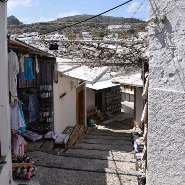 Shopping in Lindos Old Town 🇬🇷