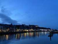 Whitby by Night:Maritime Symphony under Moon 