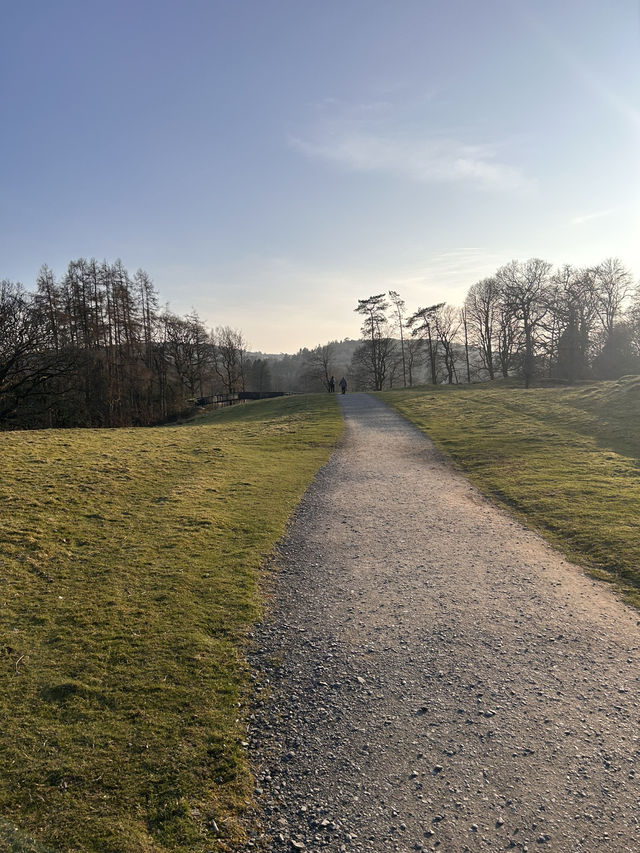 Alongside the railway 