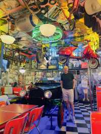 Fuel up on flavor and nostalgia at Makati’s most iconic diner 🇵🇭🍔⛽