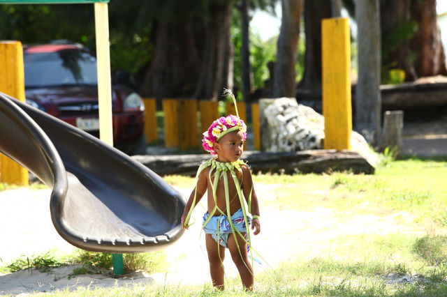 Saipan Island popular check-in spot: Chamorro Cultural Exhibition Area.