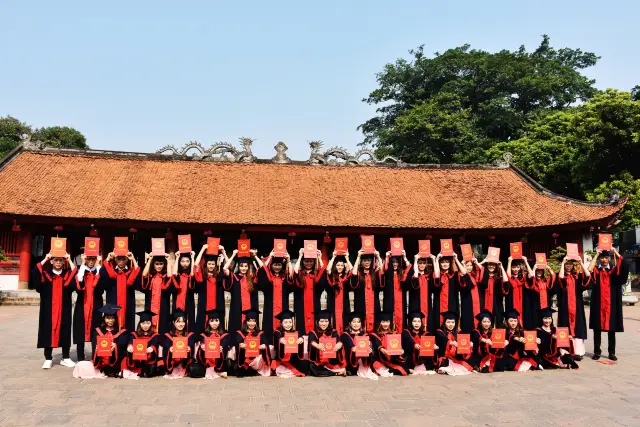 The Hanoi Temple of Literature full of Chinese style