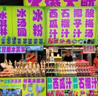 Xi'an delights: Drumtower from a rooftop, terracotta warriors and streetfood