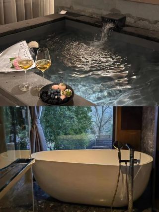 Hangzhou!! Mountain view private hot spring!! What a great city!!