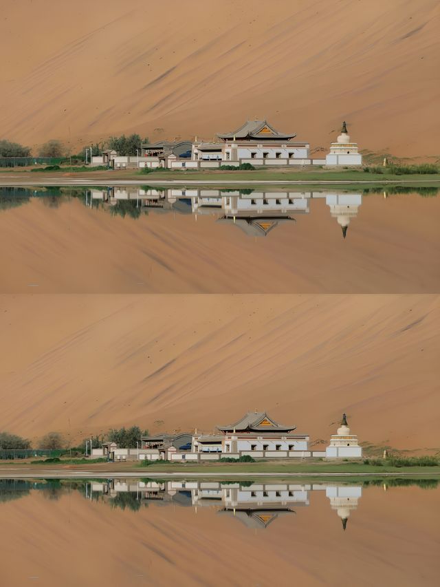 內蒙古巴丹吉林沙漠。