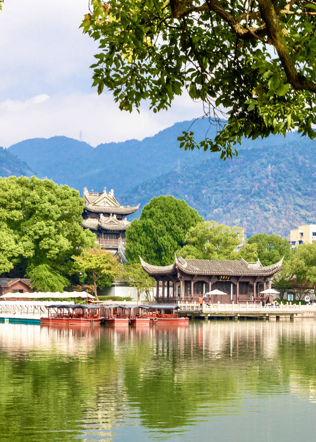 臨海｜東湖公園｜秀麗的江南園林｜打卡臨海