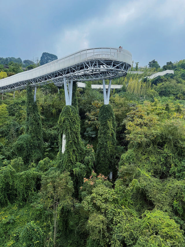 成都市區1小時直達的高空棧道 | 徒步好去處