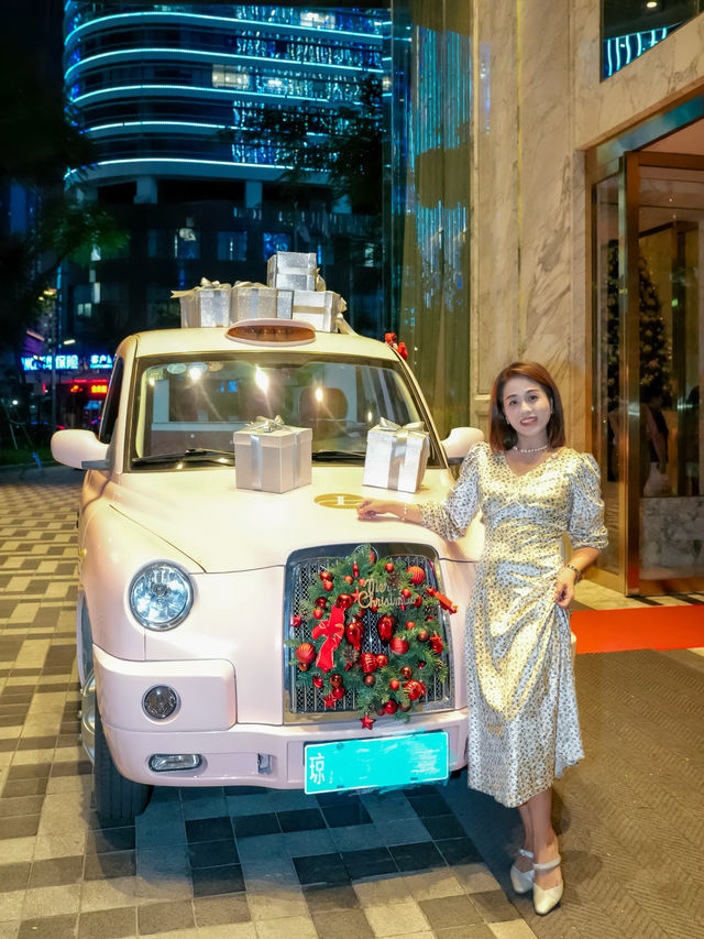 海口朗廷酒店的聖誕亮燈派對