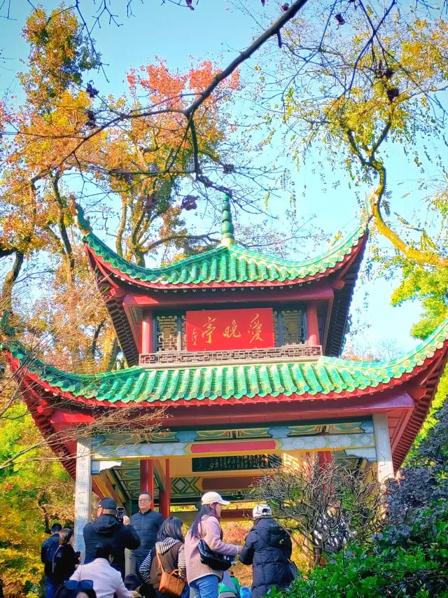 Yuelu Mountain is a beautiful sight in fall