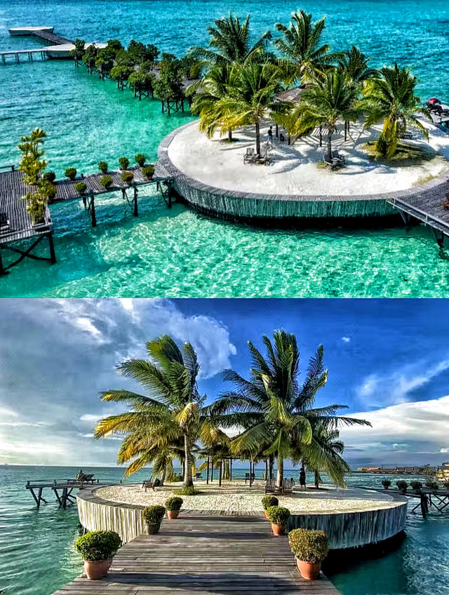 蜜月天堂浮潛的勝地卡帕菜水上度假村