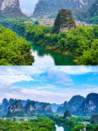 廣西河池龍江第一灣，讓你的眼睛懷孕的風景！
