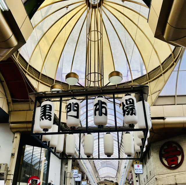打卡日本大阪黑門市場