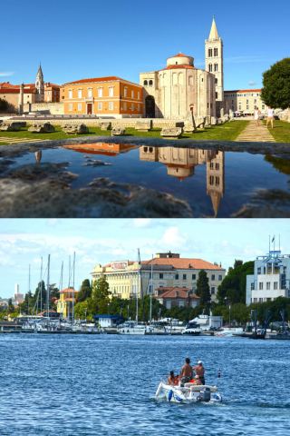 Zadar, a Croatian ancient city with a rich history spanning millennia.