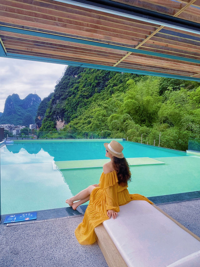 陽朔！呢間侘寂風山景酒店令我躺平唔想走