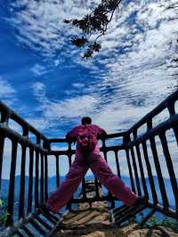 濟源王屋山完結篇 山巒美景與捨身崖 登頂總仙宮與財神殿探索