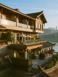 樂山岷江畔親子避暑森林民宿無邊泳池遛娃