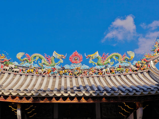 古建屋頂七彩雕 古建屋頂七彩雕
