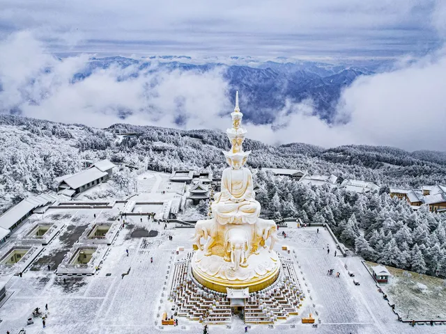 成都人別再跑遠！峨眉山的冬雪才是隱藏驚喜