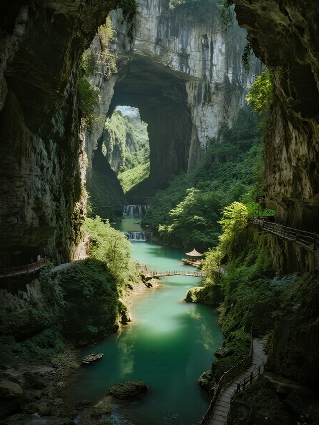 靖西通靈大峽谷|親子自然課堂超有趣 靖西通靈大峽谷|親子自然課堂超有趣