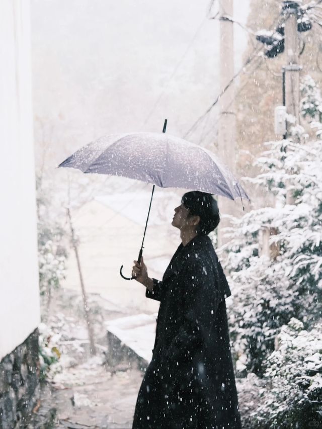 莫干山的初雪，你就是故事裡的主角