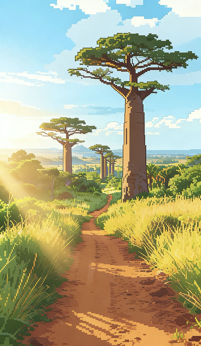 遇見800歲巨樹馬達加斯加猴麵包樹大道攻略《像素版》 遇見800歲巨樹馬達加斯加猴麵包樹大道攻略《像素版》