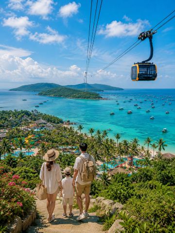 This water park that you can only reach by cable car is perfect