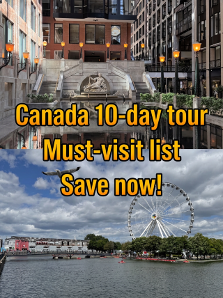 10-day refreshing Canada summer vacation itinerary