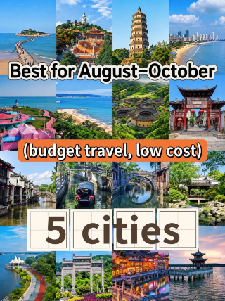 5 niche cities perfect for budget travel from August to October, for a laid-back trip