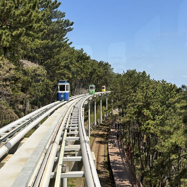 Sky capsule blue park in Busan🚡