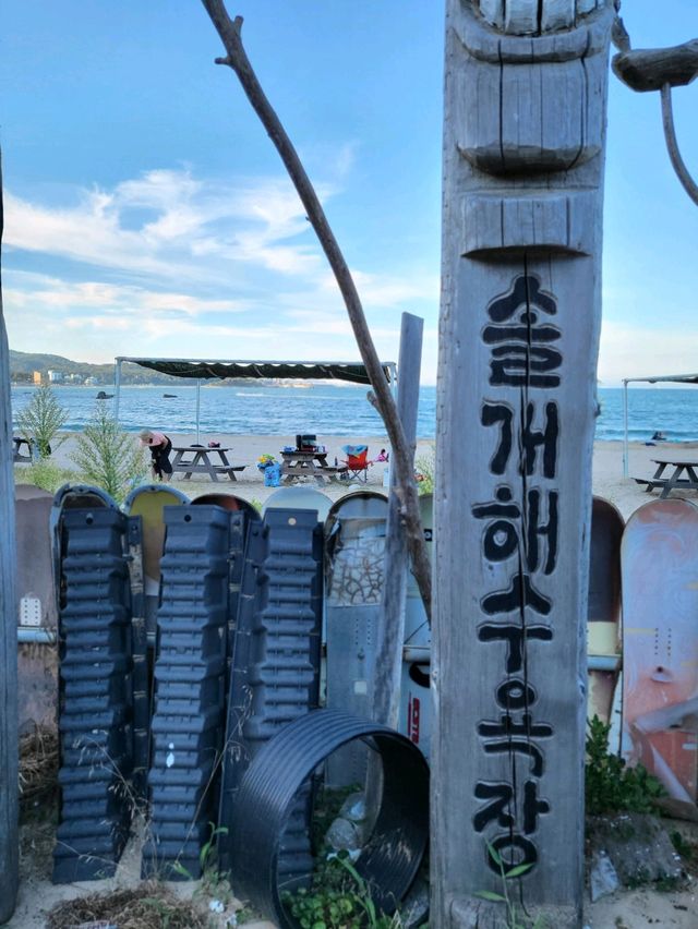 조용하고 한적한 프라이빗 비치 솔개해수욕장🏖
