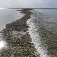 ท้องฟ้าสวย น้ำทะเลใส ที่หาดในยาง 