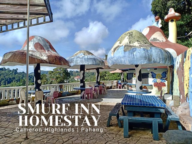 Smurf themed staycation in Cameron Highlands