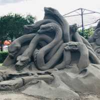暑假帶孩子來八里看沙雕：2023年八里城市沙雕展
