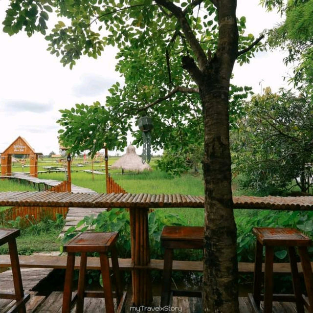 ร้านอาหารบรรยากาศบ้านทุ่ง สุขปลายนา กาฬสินธุ์