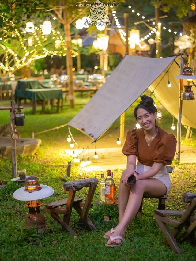 นอนเต๊นท์สุดหรู แช่บ่อน้ำธรรมชาติ @Hintok River Camp