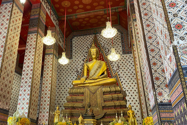 廣田慶祝使節訪泰記念品 金属製蓋付きボックス バンコクのワット・アルン