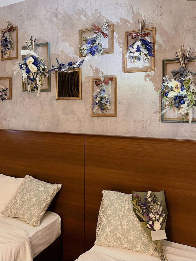 【福岡ホテル】お部屋がドライフラワーでいっぱい🌼