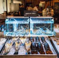 บุฟเฟ่ต์ Giant River Prawns Buffet & Lobster Speci