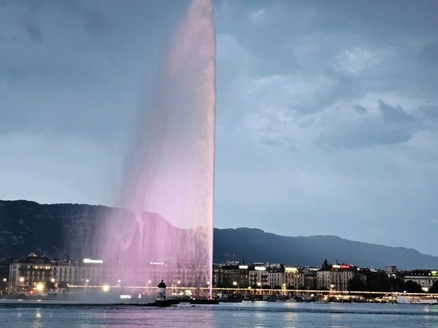 🇨🇭 스위스 제네바 호수 노을 산책