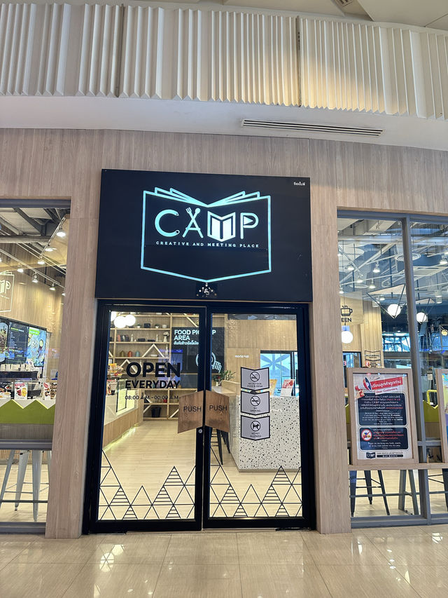 📍CAMP Cafe นั่งสบายๆสไตล์ห้องสมุดที่ชั้น5เมญ่า