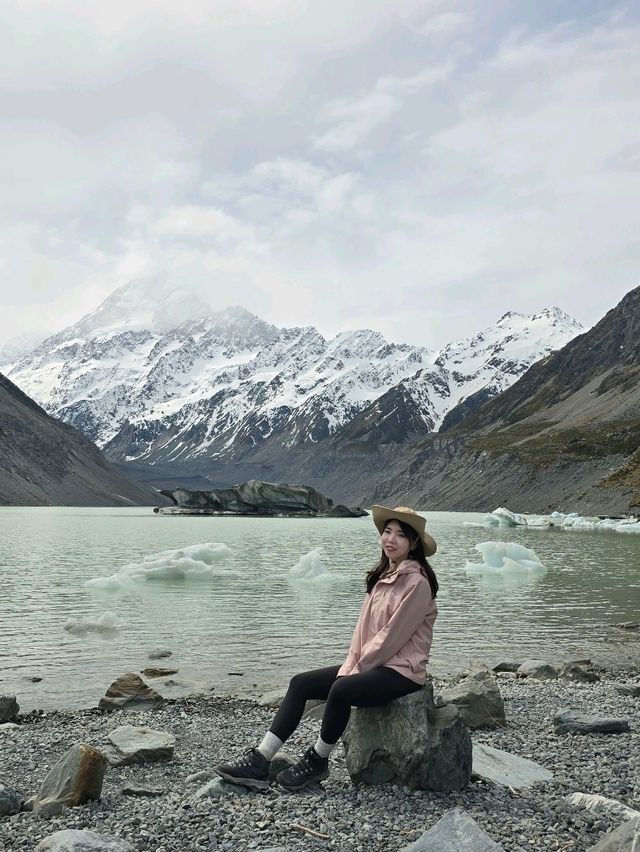 紐西蘭Hooker Valley track！散散步就能看到美景！